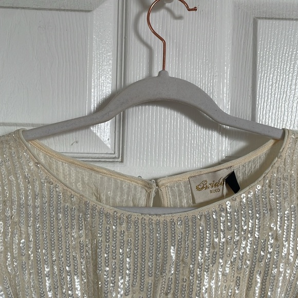 Coco Sequinned Midi Dress - ivory white (M / US 8) - Picture 6 of 7